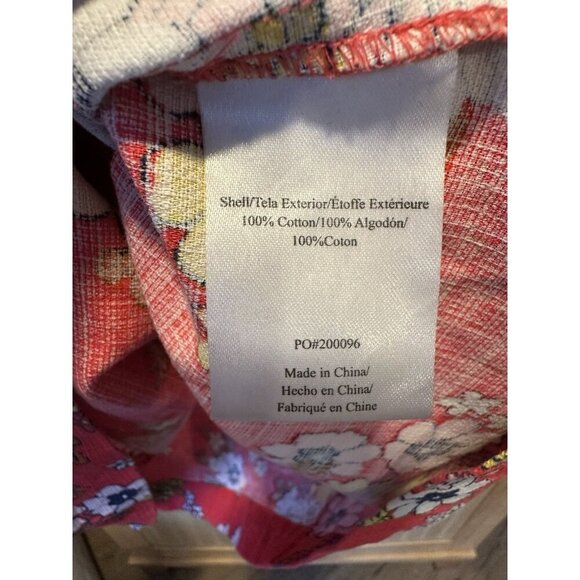 NWT MODCLOTH RED SLEEVELESS DRESS Size M RED WITH FLOWERS EUC - Picture 6 of 7